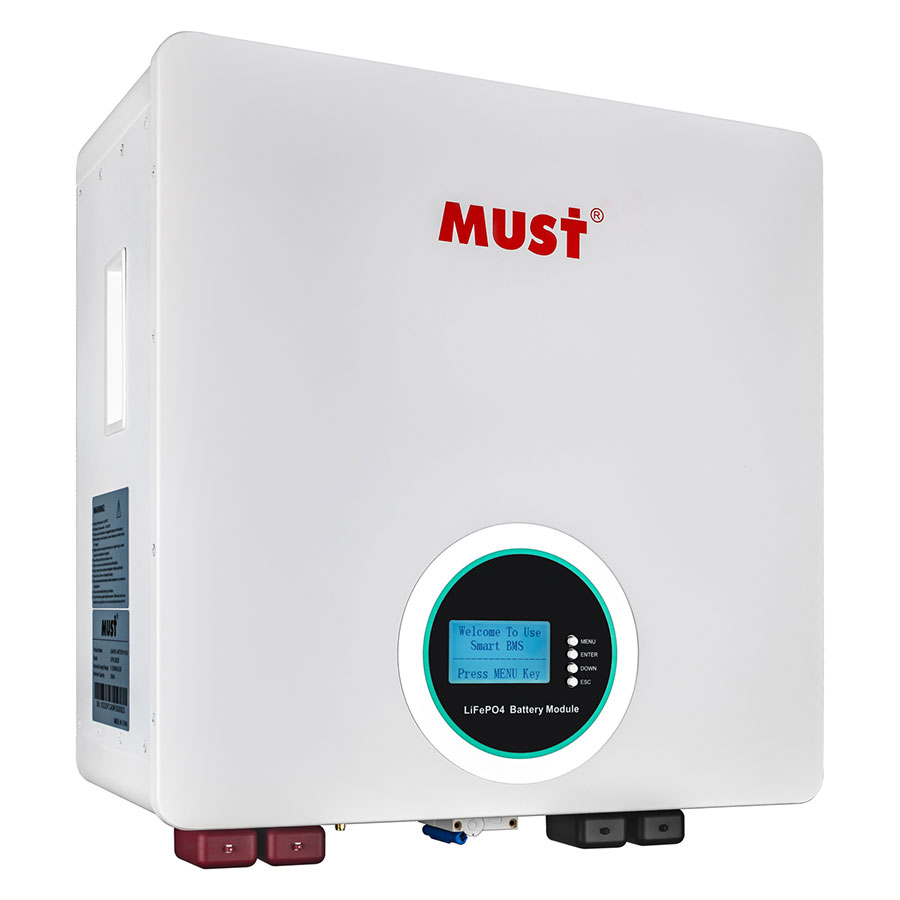 Акумуляторна батарея MUST LP16-24200, 25.6V 200Ah, 442х486.5х250, 45 кг, LiFePO4